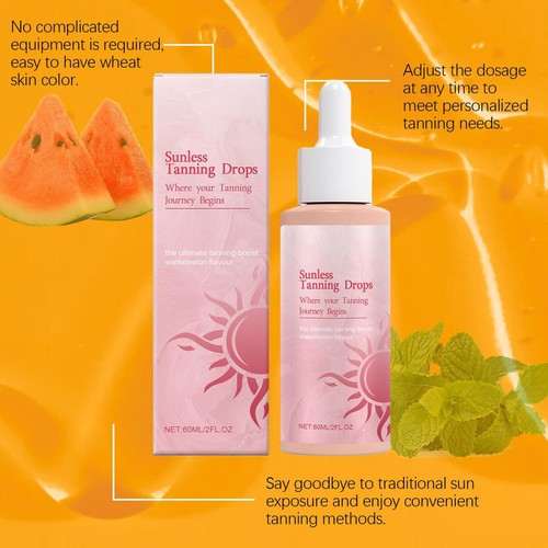 Sunless Dark Tanning Balm Intensive Tanning Products 2fl.oz Drinkable - Foto 12 di 12