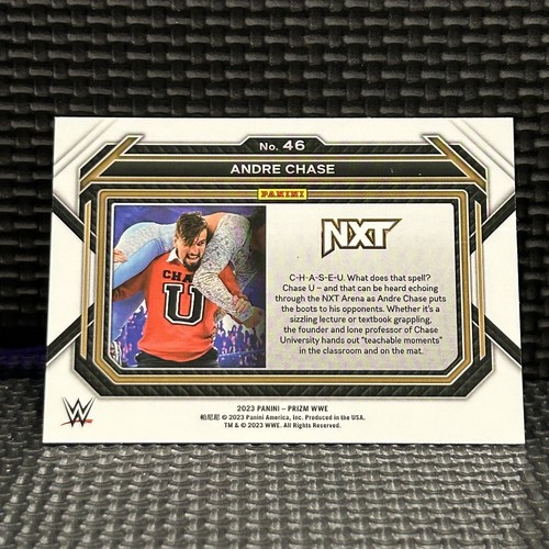 Andre Chase 2023 Panini Prizm WWE #46 - Picture 2 of 2