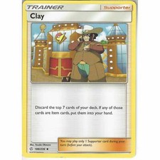 188/236 Clay Uncommon Trainer SM12 Cosmic Eclipse Pokemon Trading Card Game TCG