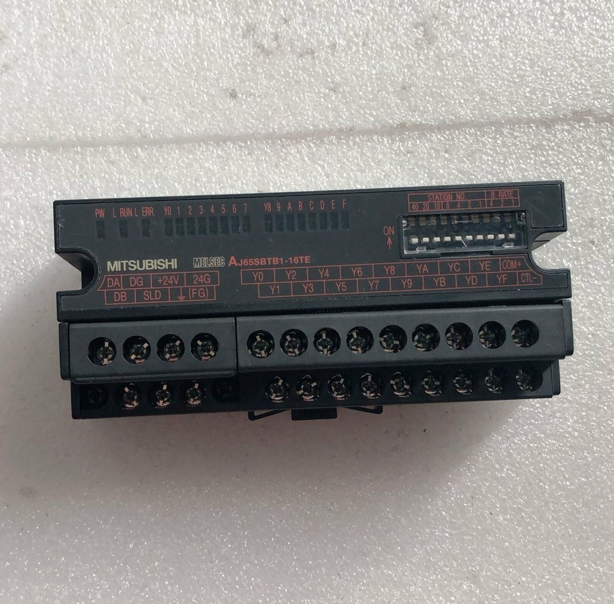 ONE used Mitsubishi CC-Link remote I/O module AJ65SBTB1-16TE Fully tested