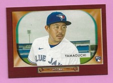 2020 Topps Archives 1955 Bowman Color Insert Shun Yamaguchi RC #B55-17