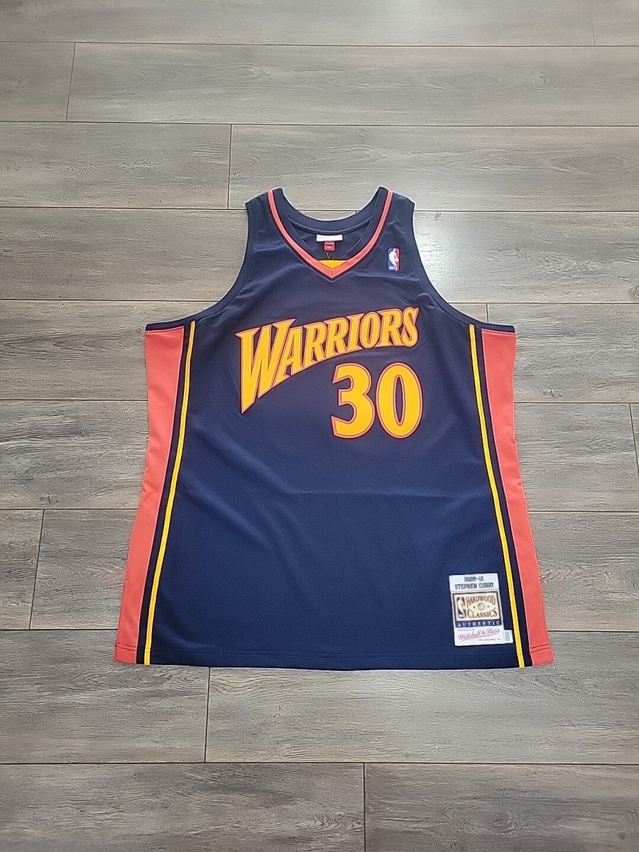 ROOKIE AUTHENTIC VINTAGE STEPH CURRY WARRIORS MITCHELL NESS