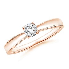 Sterling Silver Crown Chakra White Topaz Gemstone Birthday Solitaire Ring