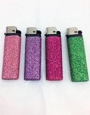 Bestselling glitter decorated disposable lighters - Novelty candle lighting