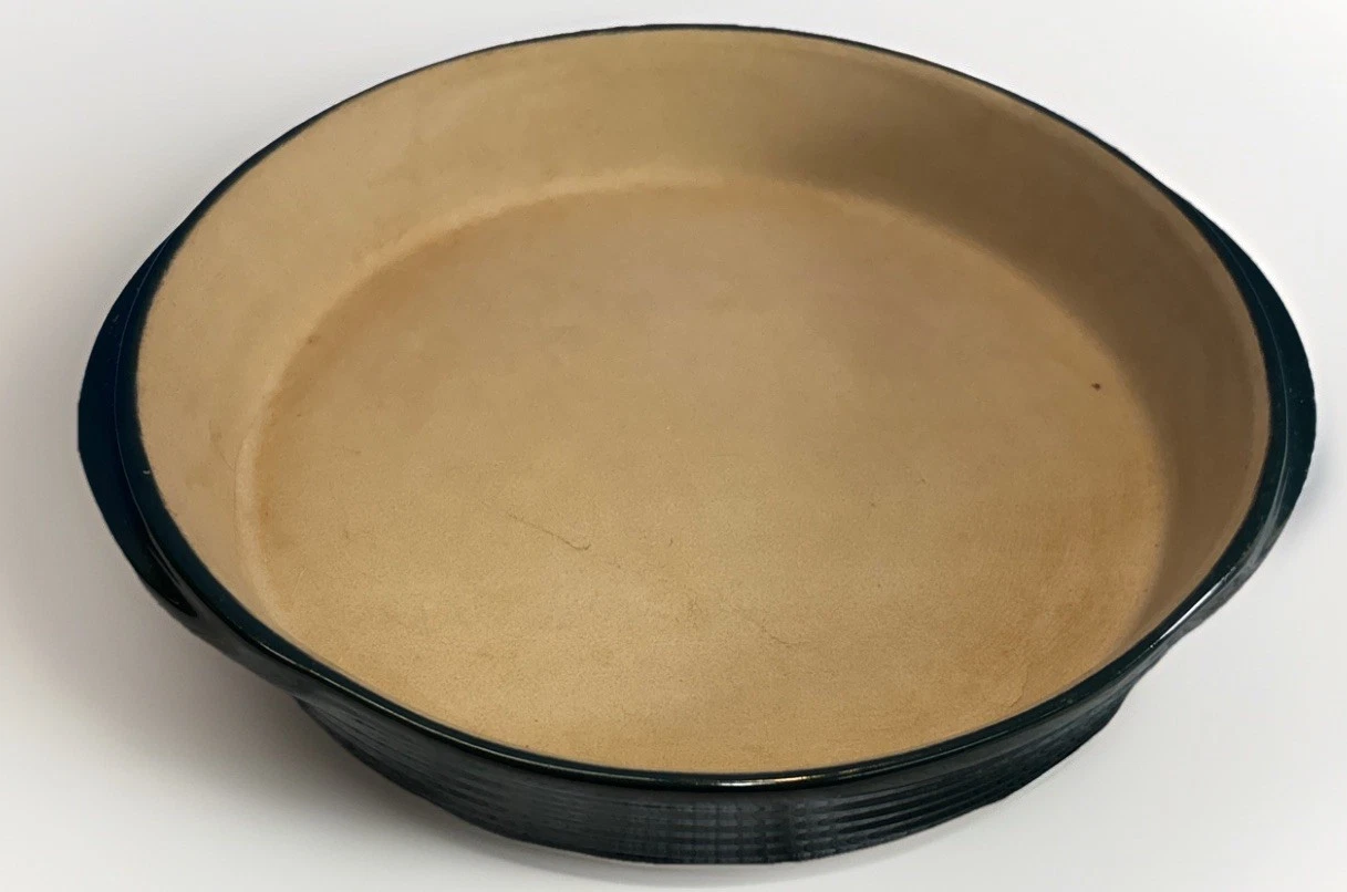 The Pampered Chef Green Family Traditions Heritage Glazed Stoneware Dish 11 inch