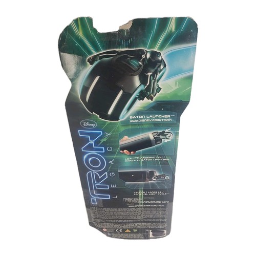 DISNEY TRON LEGACY LIGHT CYCLE BATON BIKE LAUNCHER + DIECAST EXCLUSIVE MODEL NEW - Picture 4 of 6