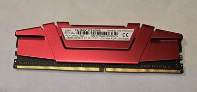 G Skill Ddr4 2800mhz F4-2800C17S-8GVR Ripjaws 8GB PC4-22400 DDR4