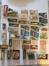 Lot of Various Fishing Lures: Crank & Spinners, Wiggle Baits, Spoons