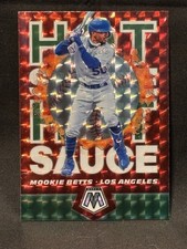 2022 Panini Mosaic - Hot Sauce Mookie Betts #HS-1 Mosaic Prizm