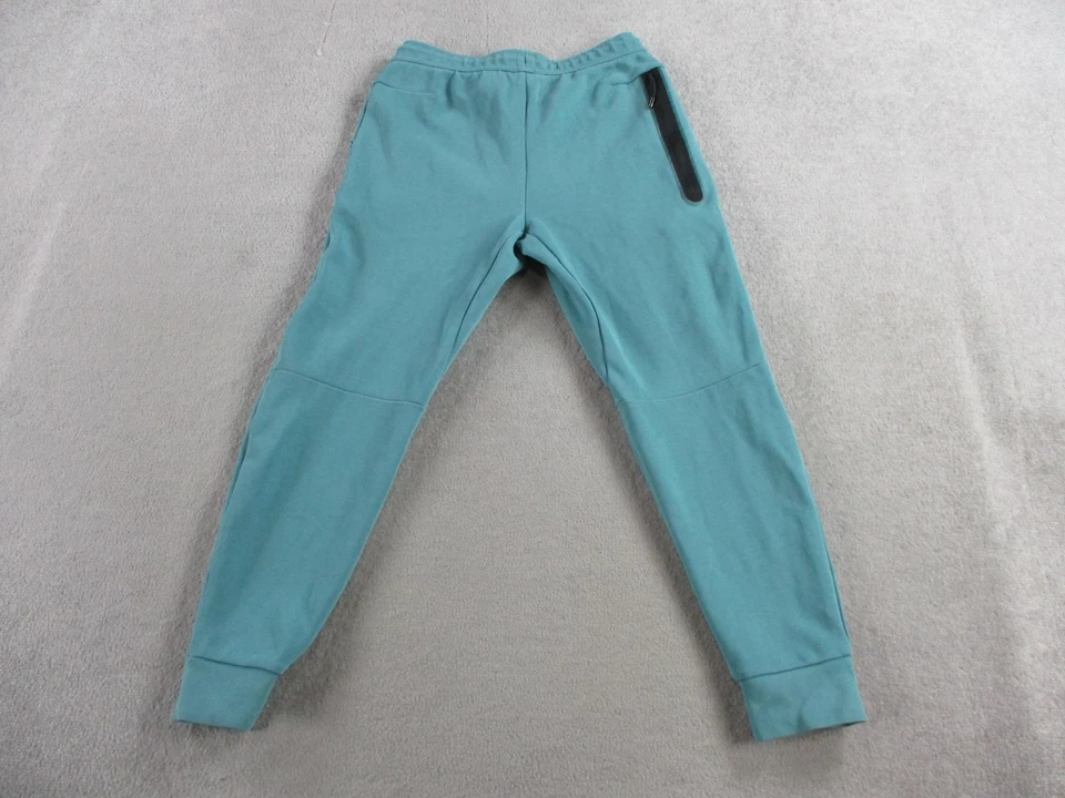 Calça de moletom Nike Tech fleece masculina média verde-azulada atlética CU4495 - Imagem 4 de 4