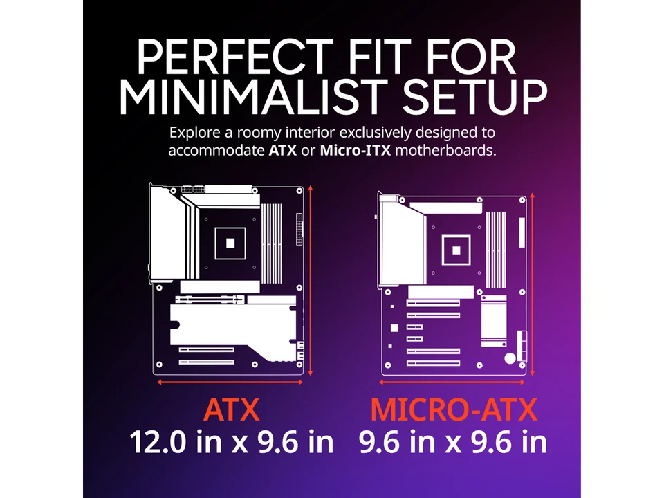 Cooler Master Elite 502 ATX High Airflow Minimalist PC Case, 410mm GPU Max, - Image 2 of 4