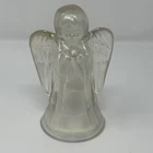 Vintage Iridescent Fenton Praying Angel Figurine W/Sticker Excellent