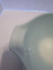 Vintage Pyrex Cinderella 1 1/2 Quart Bowl Amish Butterprint Turquoise Milkglass