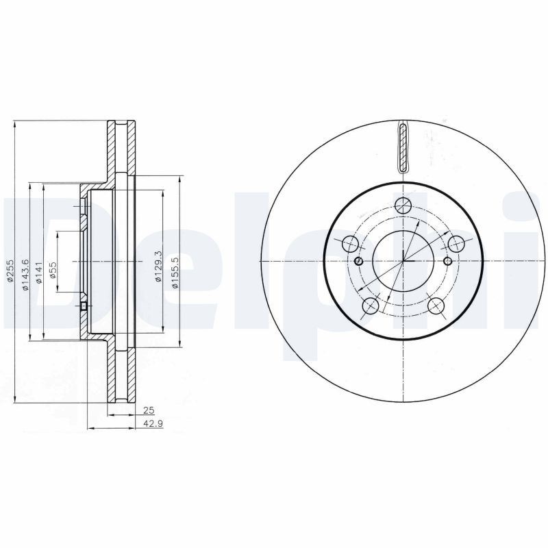 Disques de frein haut de gamme pour Toyota Prius 1.8 Hybrid et Lexus CT 200h