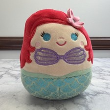 Original Squishmallows 7" Disney Ariel The Mermaid Princess Plush Stuffed Soft
