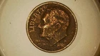 2002 D Roosevelt Dime Error Struck Thru Debris-Grease/Missing Clad Layer/2.121g