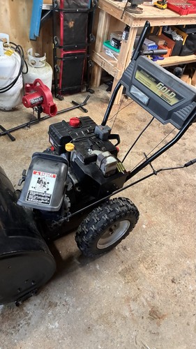 Yard Machines Gold 8.5 HP 26 Two Stage Gasoline Snow Blower Halogen Light 26 in