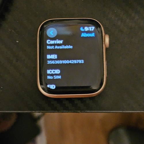 Apple Watch Series 5 44 mm (GPS, cellulaire) boîtier en aluminium doré boîte bracelet sable rose - Photo 15 sur 21