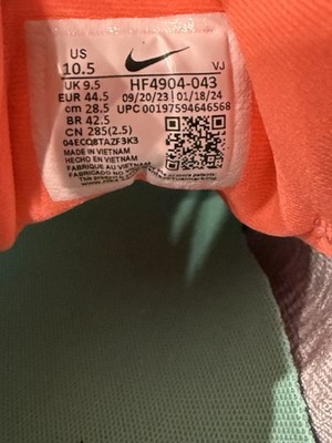 Nike ZoomX Invincible 3 Pure Platinum Cool Mint hf4904-043 Mens