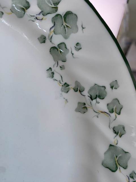 Set of 16 Corelle Callaway Ivy Dinnerware - Dinner, Bread, Cups, Saucers