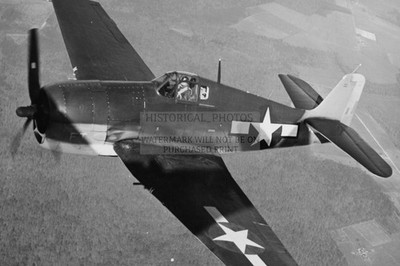 F6F-3 HELLCAT NAVAL AIR TEST CENTER PATUXENT RIVER 1944 4X6 PHOTO