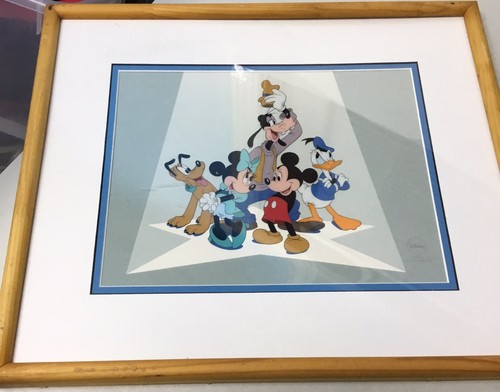 Disney The Fabulous Five Limited Edition Serigraph Cel: Mickey, Minnie *READ* - 第 12/12 張圖片