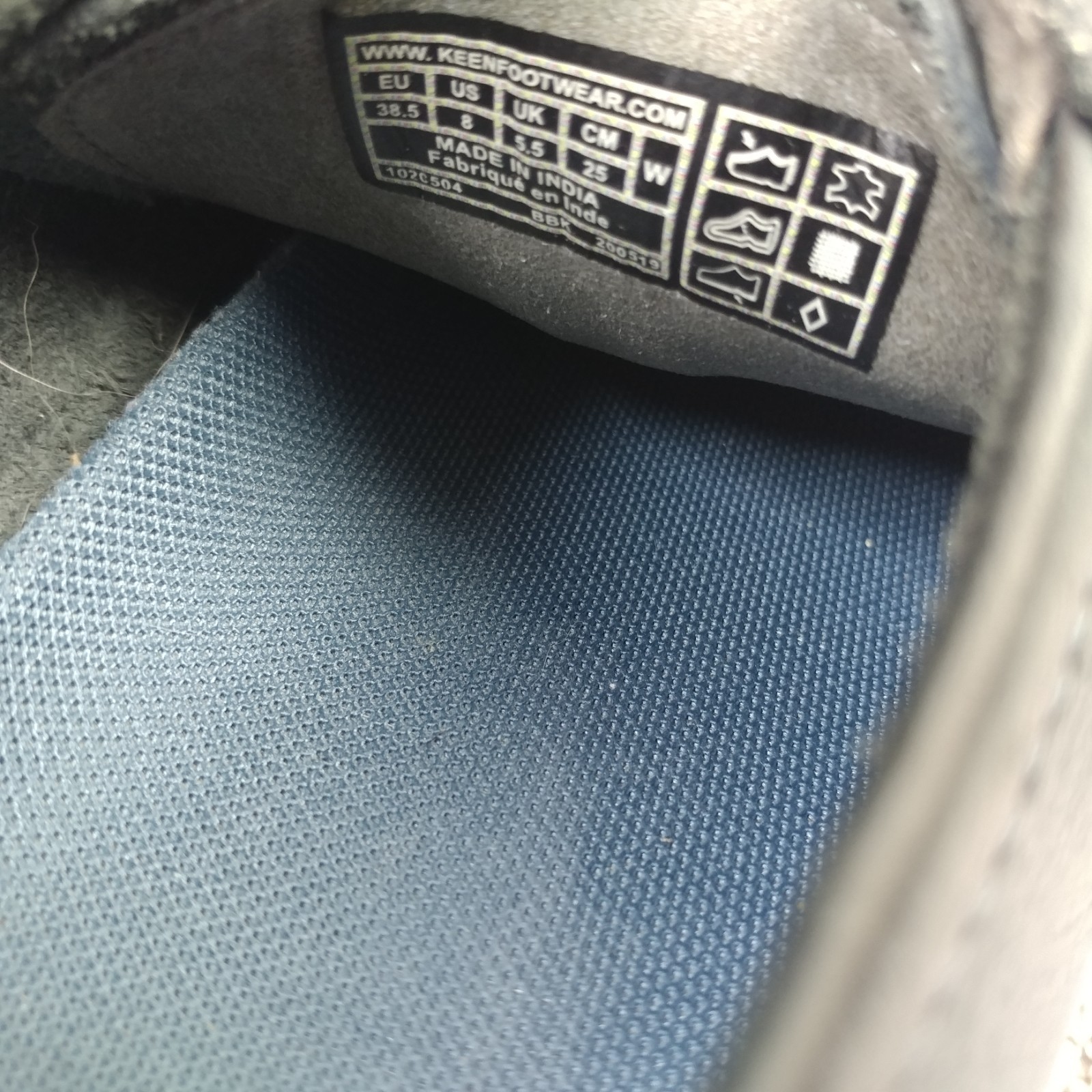 Scarpe Keen Lorelai donna taglia 8 sneakers basse stringate in pelle blu