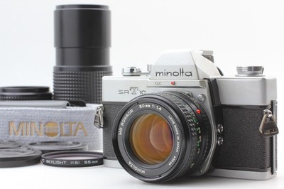 Minolta SRT 101 35mm Spiegelreflexkamera, fast neu, 3 Objektive