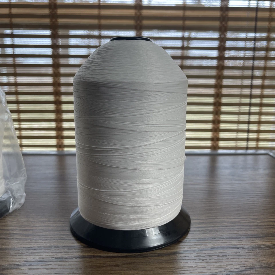 Eddington Thread 69 Polyester White Lid Of 3 1LB Spools Soft TR-COHS - Image 3 of 4