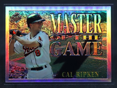 CAL RIPKEN JR 1996 Topps Chrome Masters of the Game Refractor #9