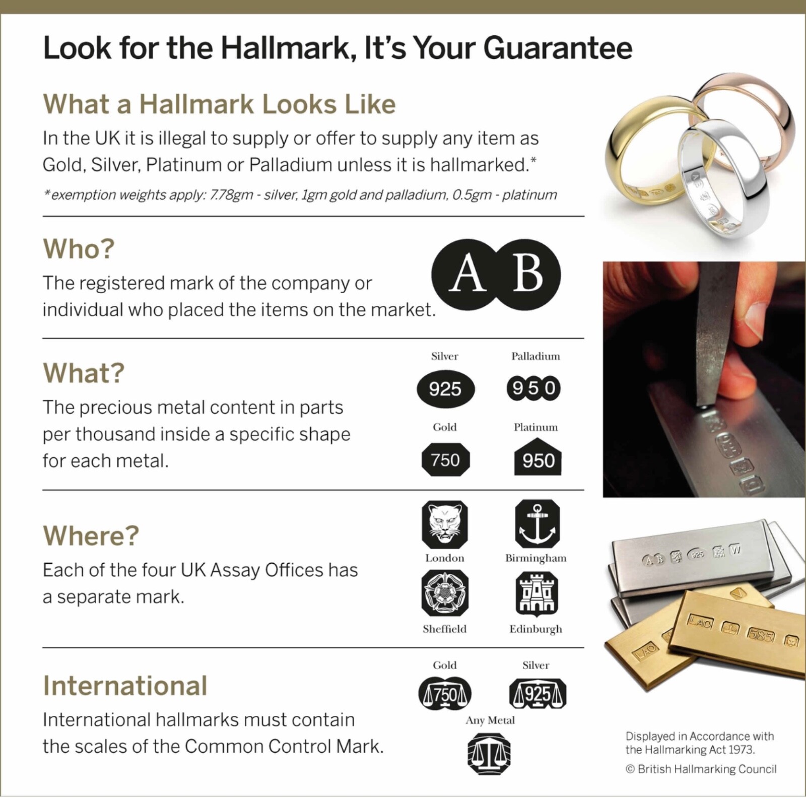 Solid Hallmarked Sterling Silver Elongated Patter… - image 10