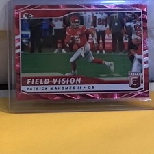 Patrick Mahomes, 2021 Panini Donruss Elite, Field Vision #17/99 Chiefs Nice 
