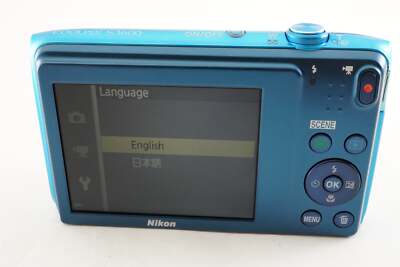 Nikon COOLPIX S3600 Blue In Box + 4GB SDHC Card Digital Camera