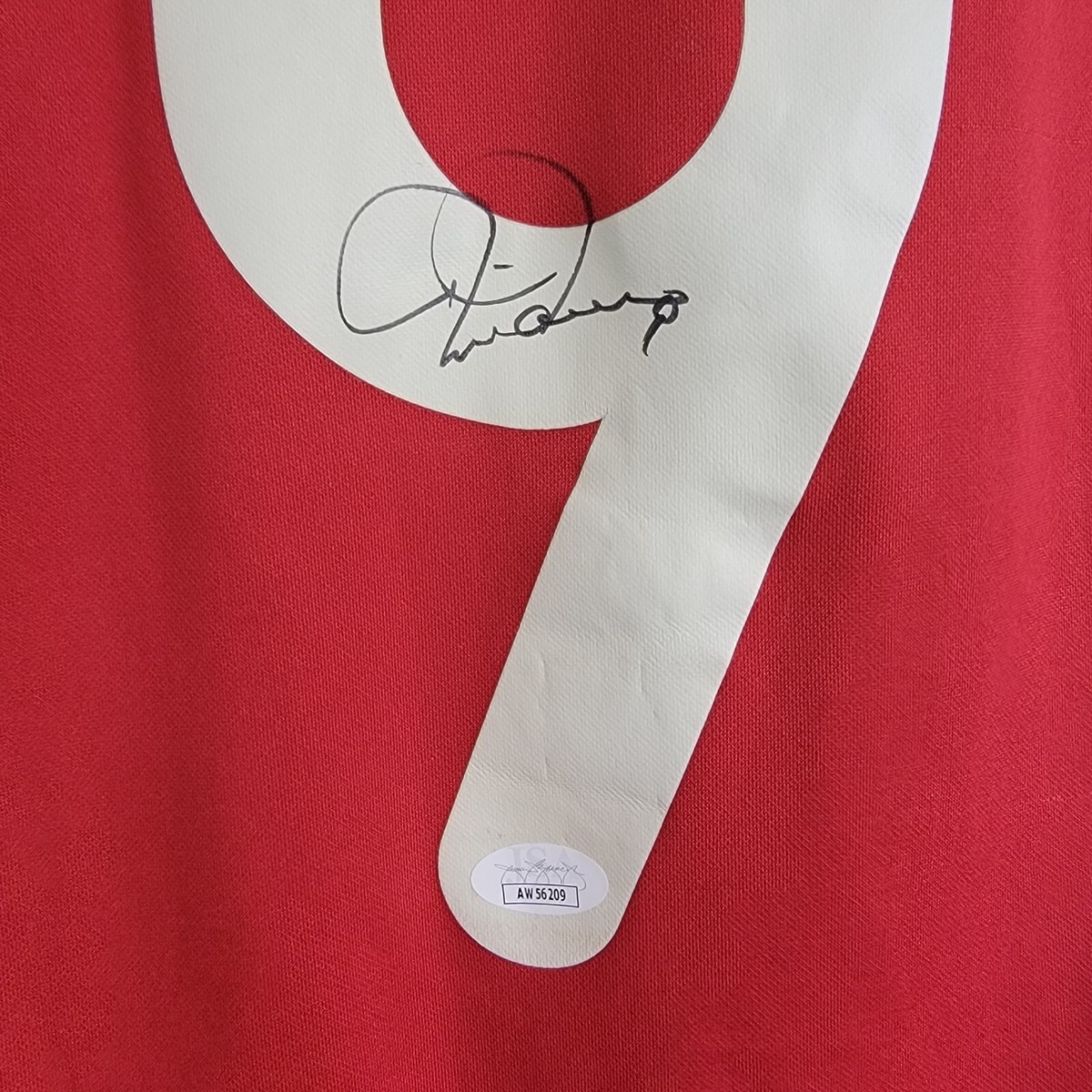 Nike 2 SIGNATURES USA National Soccer Team #9 Mia Hamm Red Jersey