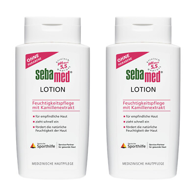 Sebamed Lotion Feuchtigkeitspflege mit Kamillenextrakt 400ml 2er Pack