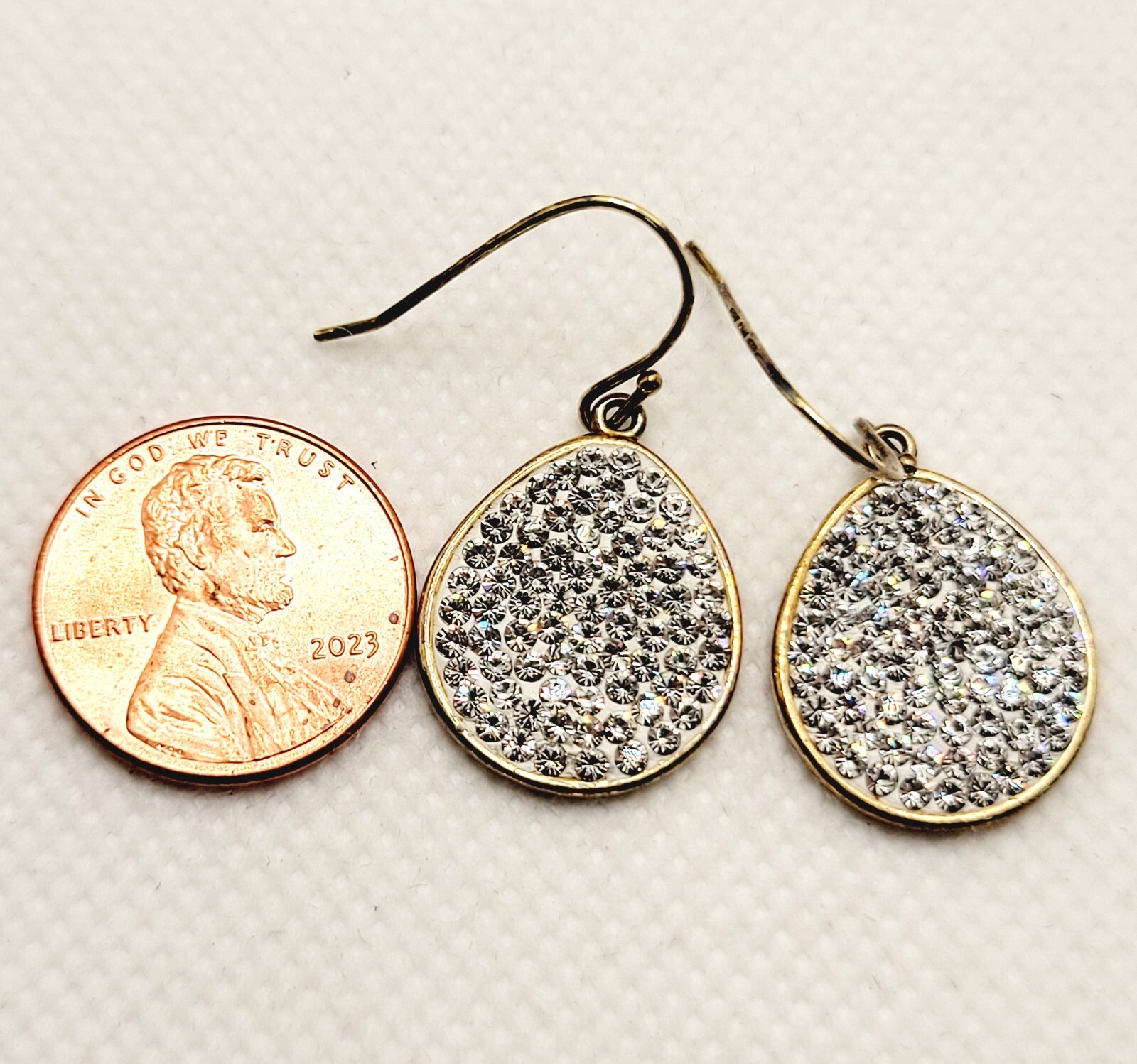 Swarovski Elements Crystal Dangle Earrings 925 St… - image 5