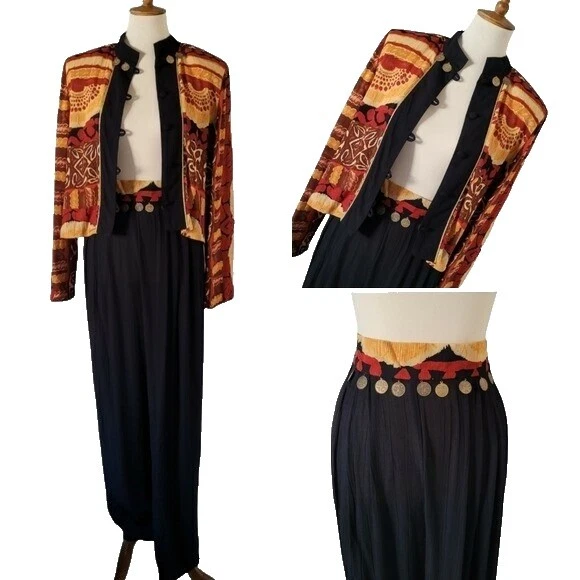 Ethnic/Trajes Vintage Diario campesino, juegos y Suit Separates para Mujeres