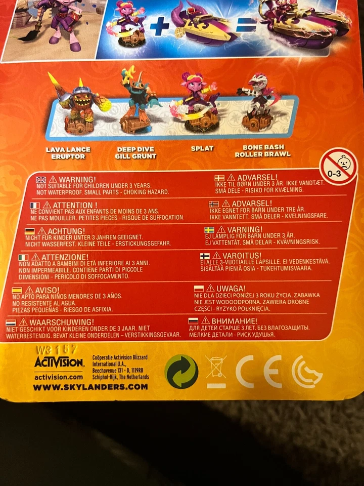 Figurine Splat Skylanders SuperChargers en boite - Photo 3/4