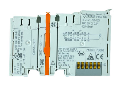 WAGO 750-1504 Leistung Modul Plc Digital 16 Kanal 24VDC 0.5A 1001549582