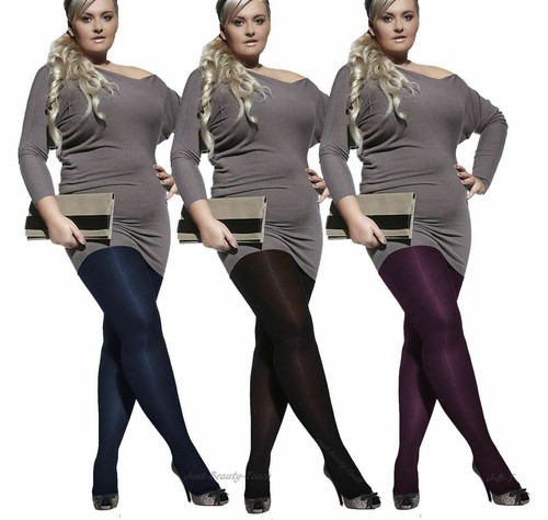 Plus Size Opaque Tights, 60 Denier 