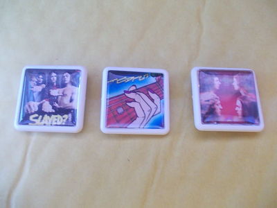 ANOTHER 3 SLADE ALBUM BADGES FREE POSTAGE IN THE UK