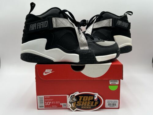 DS New Nike Air Raid Og Black Grey White 2020 Size 10.5 Authentic Basketball