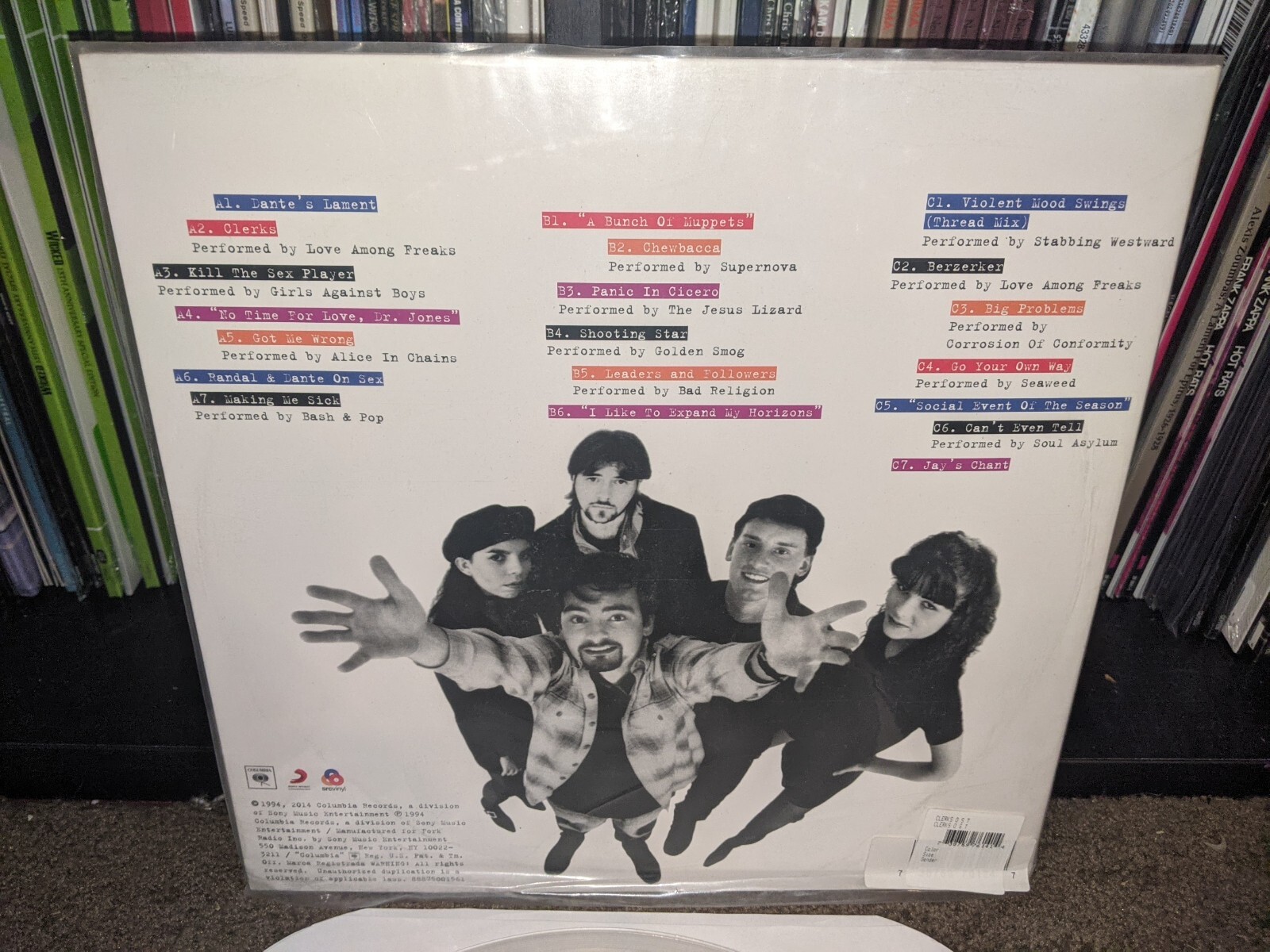 Clerks Soundtrack Vinyl 2 Lp Black Smoke Color Ltd 1500 New Kevin Smith Movie Ebay