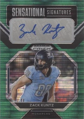2023 Panini Prizm Draft Picks Zack Kuntz #SS-ZAK