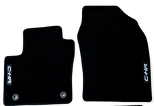 Front Car Floor Mats For Toyota C-HR Velour Waterproof Rugs Carpet Auto Liners