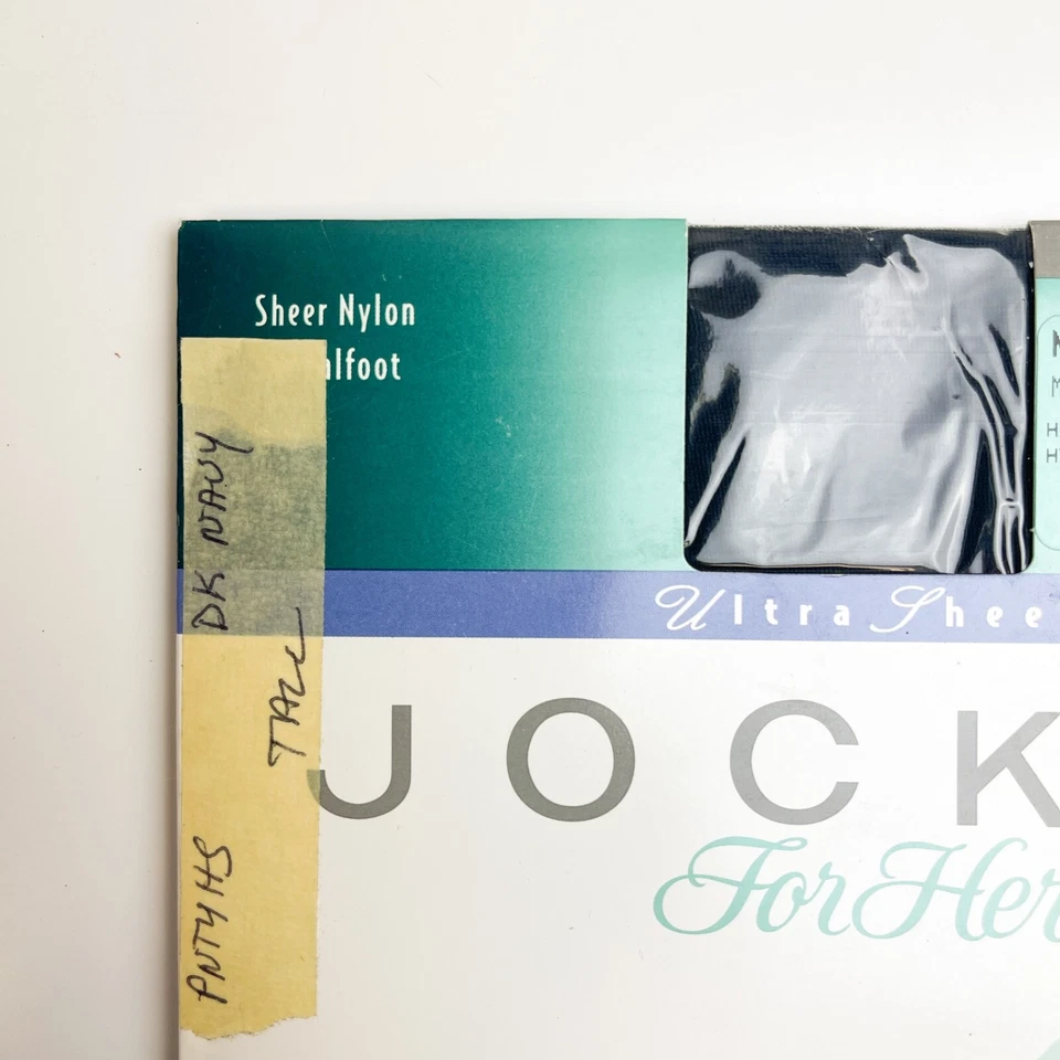 Pantimedias de colección Jockey Ultra Sheer Control Top - Medianas altas - Azul marino medianoche Foto 2 de 4