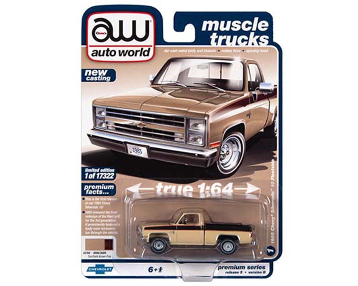 AUTO WORLD 1985 CHEVY SILVERADO 10 FLEETSIDE MUSCLE TRUCKS AUTO WORLD 1985 CHEVY SILVERADO 10 FLEETSIDE MUSCLE TRUCKS