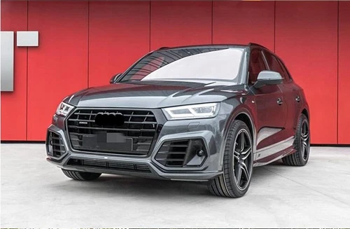 For Audi Q7 2016 2017 2018 2019 Front Bumper Grille SQ7 Style Grill Black Strip - Picture 6 of 6
