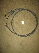 Rare Radio Shack Signal Direction Flow NTERCONNECT CABLE RCA 6 Feet Pair #2