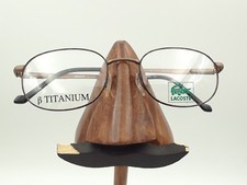 Vintage Lacoste Club 7306 TIF E050 F798 Bronze Matte Oval Sunglasses Frames